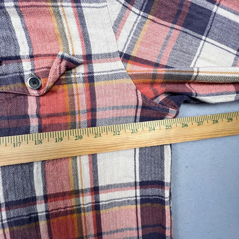 Dakota Grizzly Flannel Shirt Mens XL Red Plaid Cotton Herringbone Outdoor Casual - Picture 5 of 14